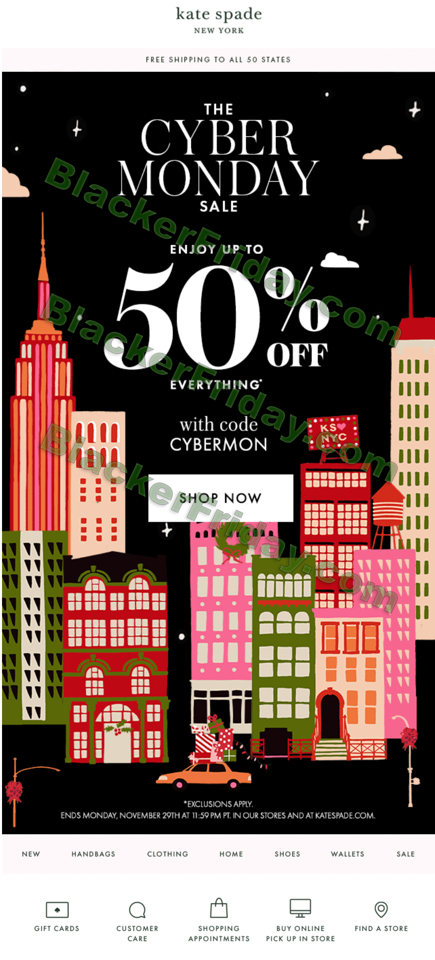 Total 39+ imagen kate spade cyber monday