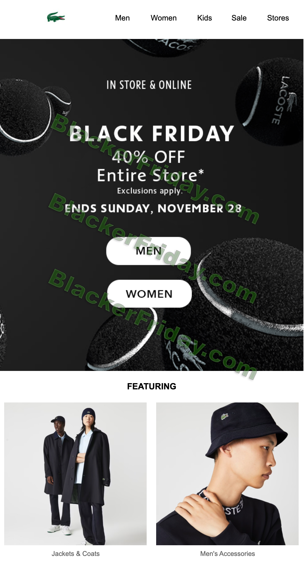 Sobriquette Slime vogn Lacoste Black Friday 2022 Sale - Here's What's Coming! - Blacker Friday