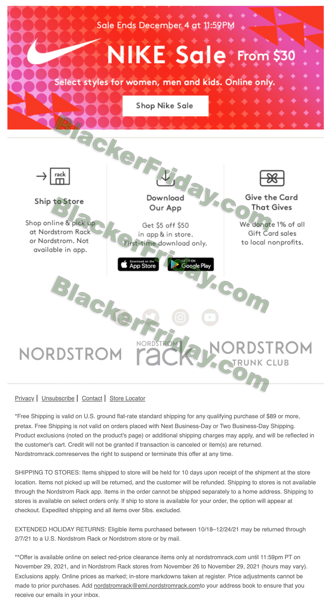Nordstrom Rack Clearance Sale Scam - Don't Get Duped! - MalwareTips Blog