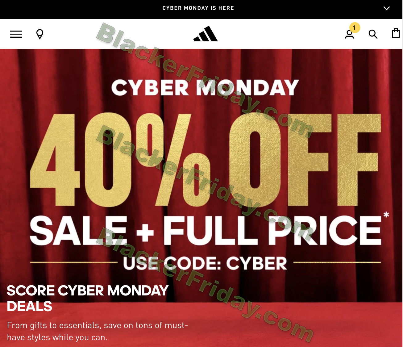 sticker atoom Redenaar Adidas' Cyber Monday 2023 Sale Details - Blacker Friday