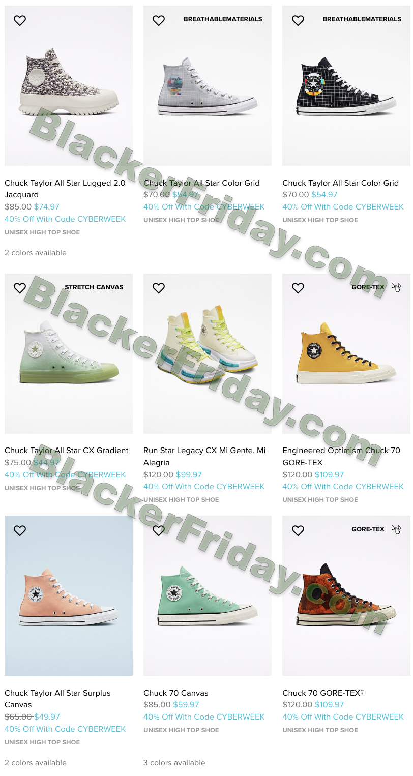 absorption fossil Bil What to expect at Converse's Black Friday 2023 Sale - Blacker Friday