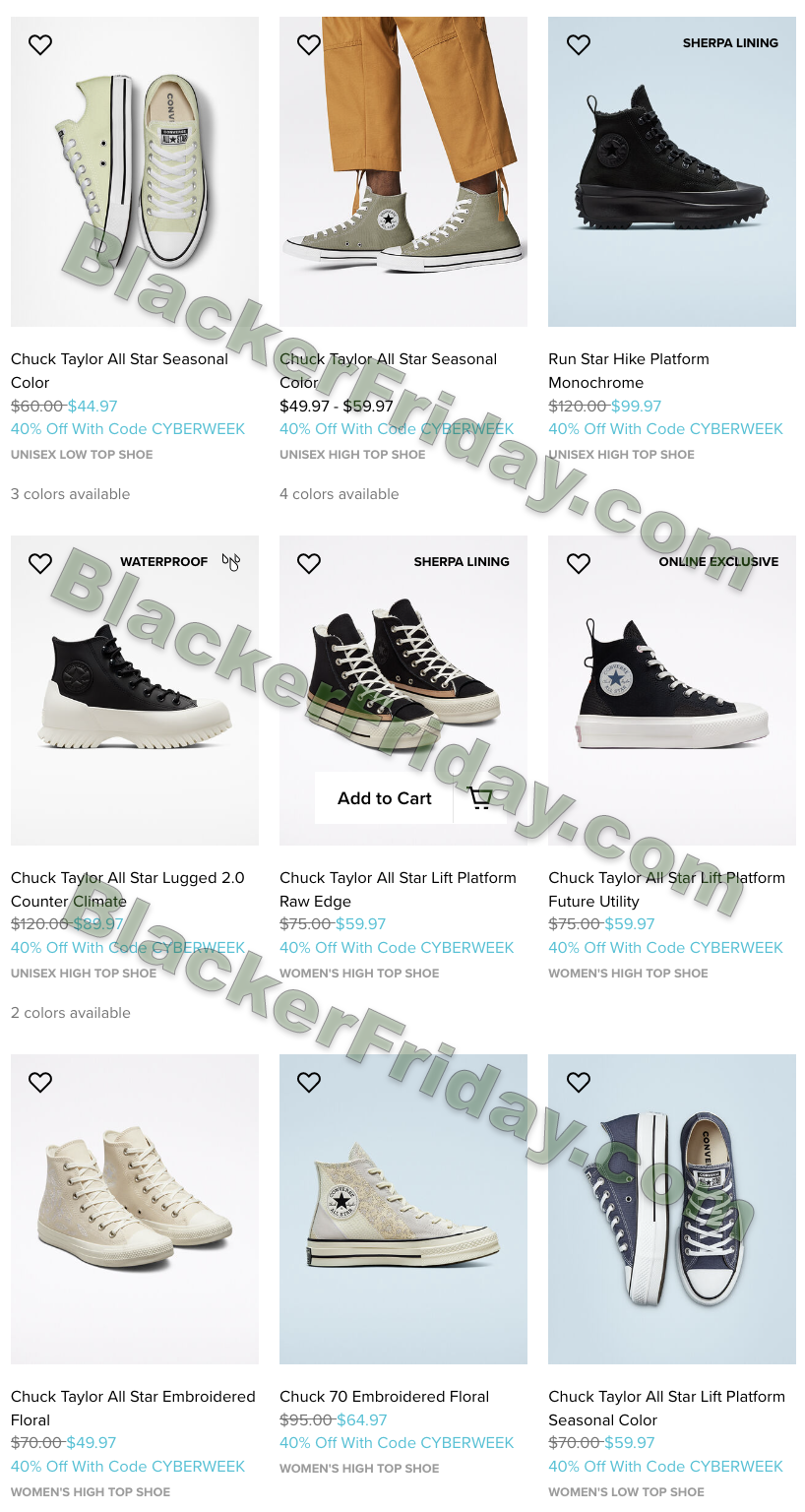 absorption fossil Bil What to expect at Converse's Black Friday 2023 Sale - Blacker Friday