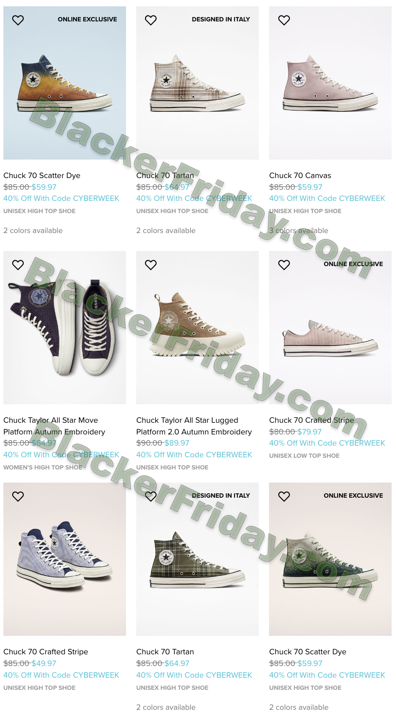 absorption fossil Bil What to expect at Converse's Black Friday 2023 Sale - Blacker Friday