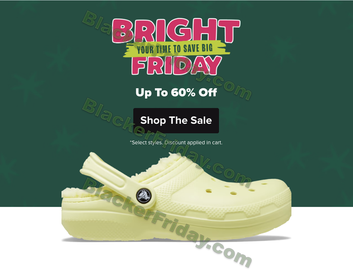 Crocs' Friday 2023 & Sale Details - Blacker Friday