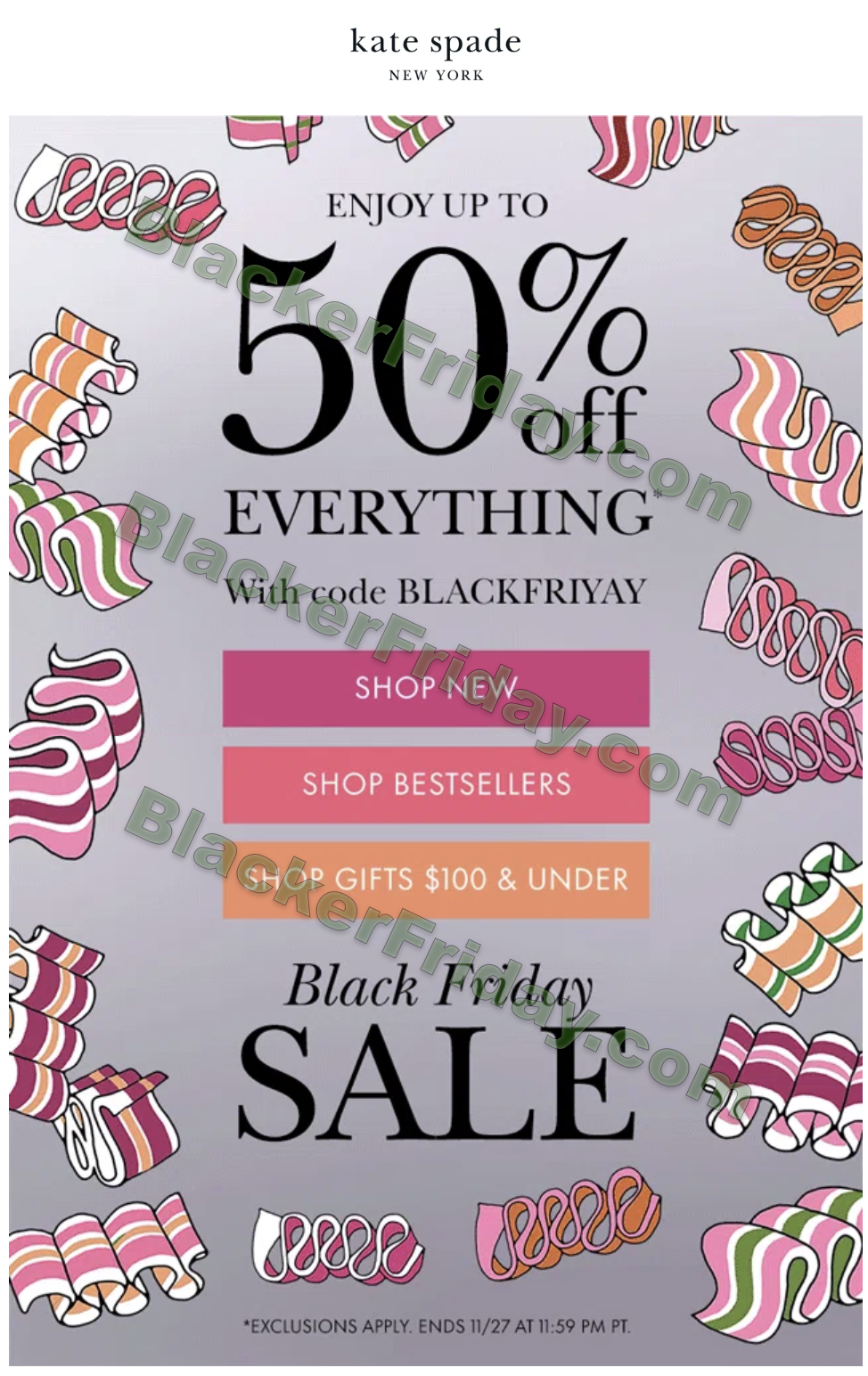 What to expect at Kate Spade's Black Friday 2023 Sale - Blacker Friday