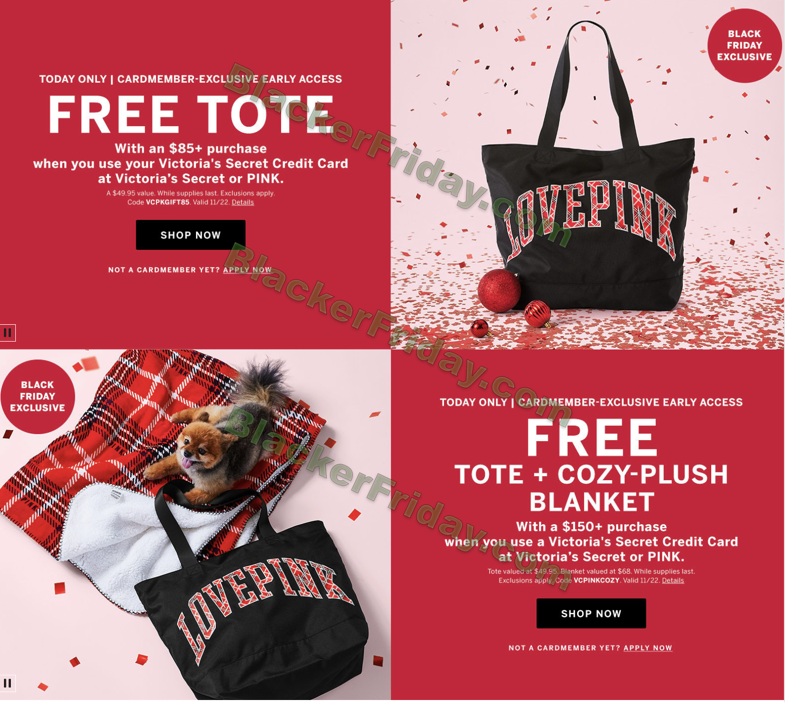 Victoria's Secret - Black Friday is SO ON: get a FREE tote when