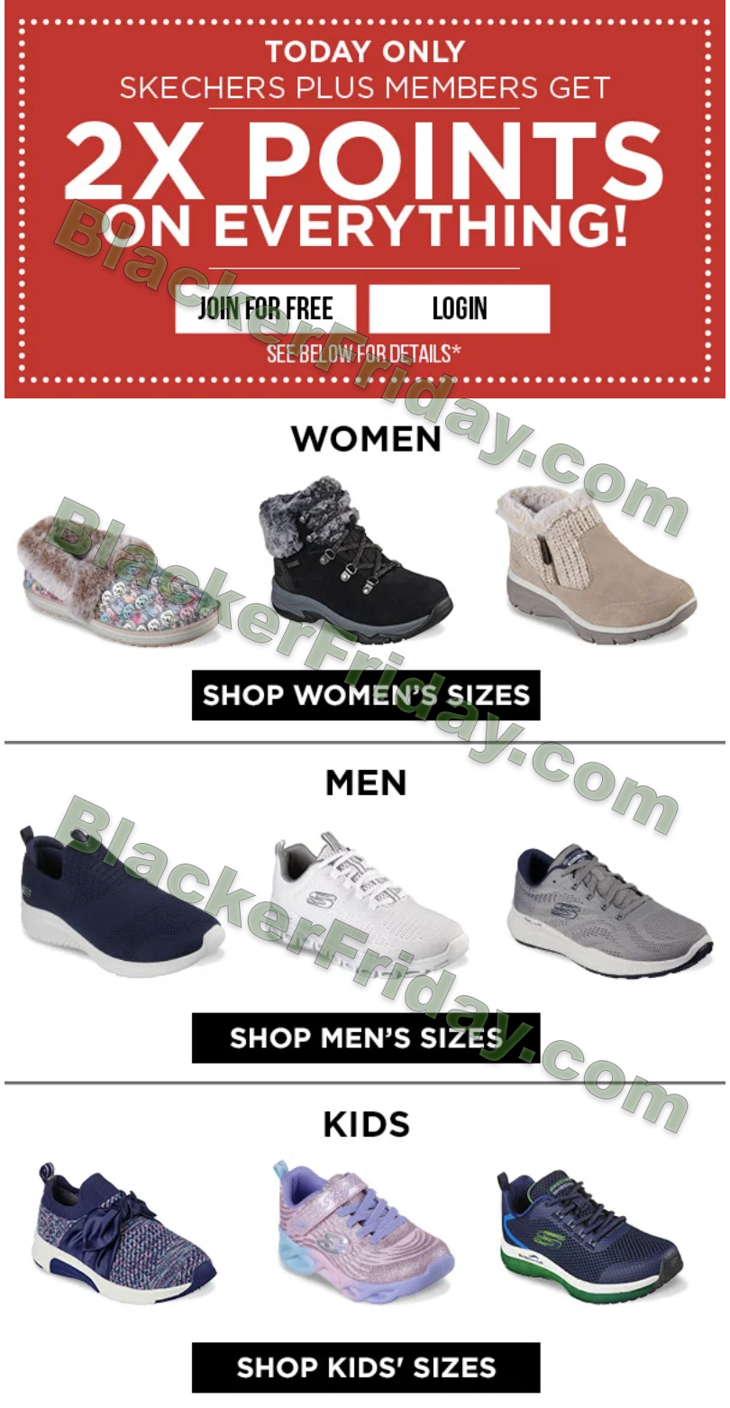 Skechers' Black Friday Ad Sale - Friday