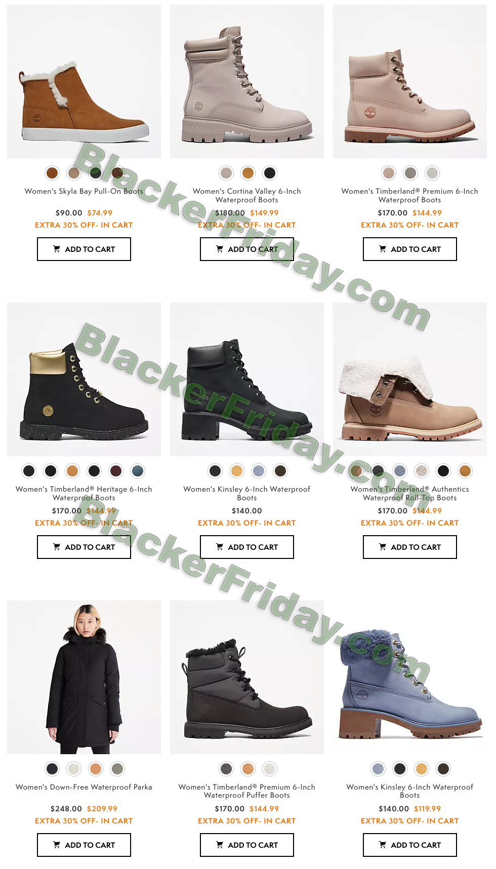 How Much Are Timberlands on Black Friday?