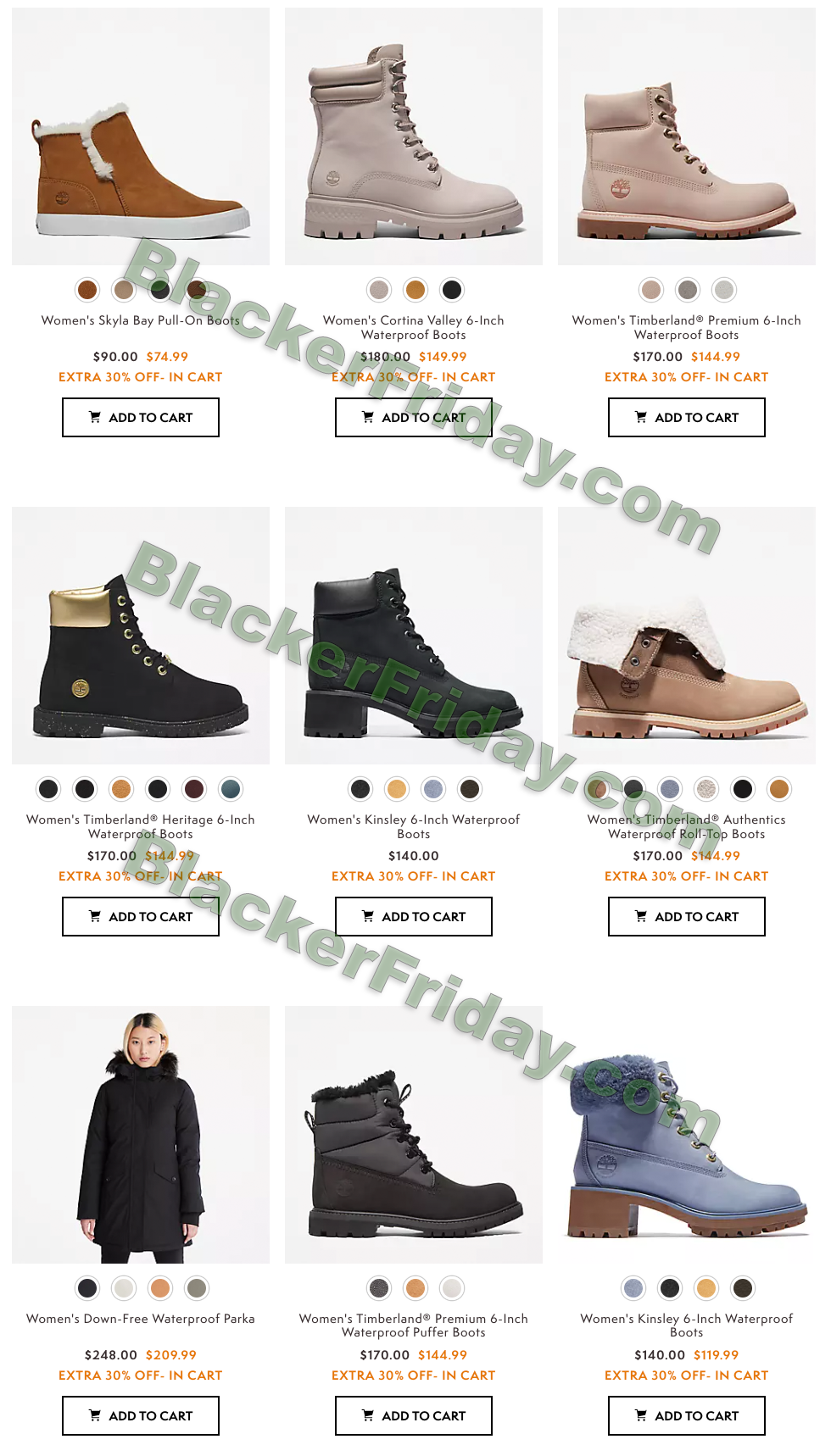 How Much Are Timberland Boots on Black Friday?