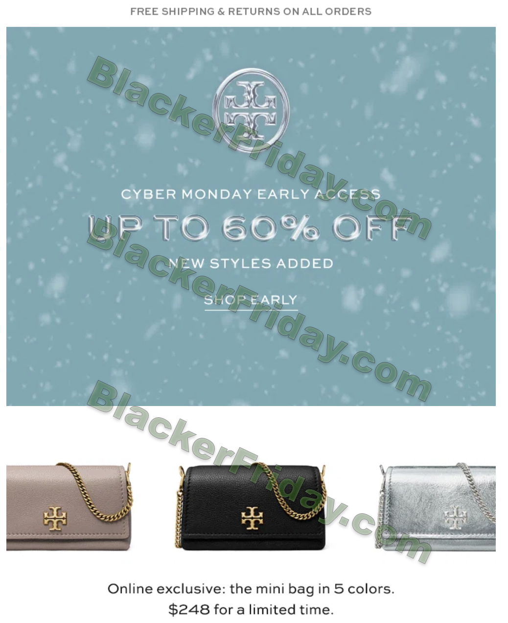 What's expected at Tory Burch's Cyber Monday 2023 Sale - Blacker Friday