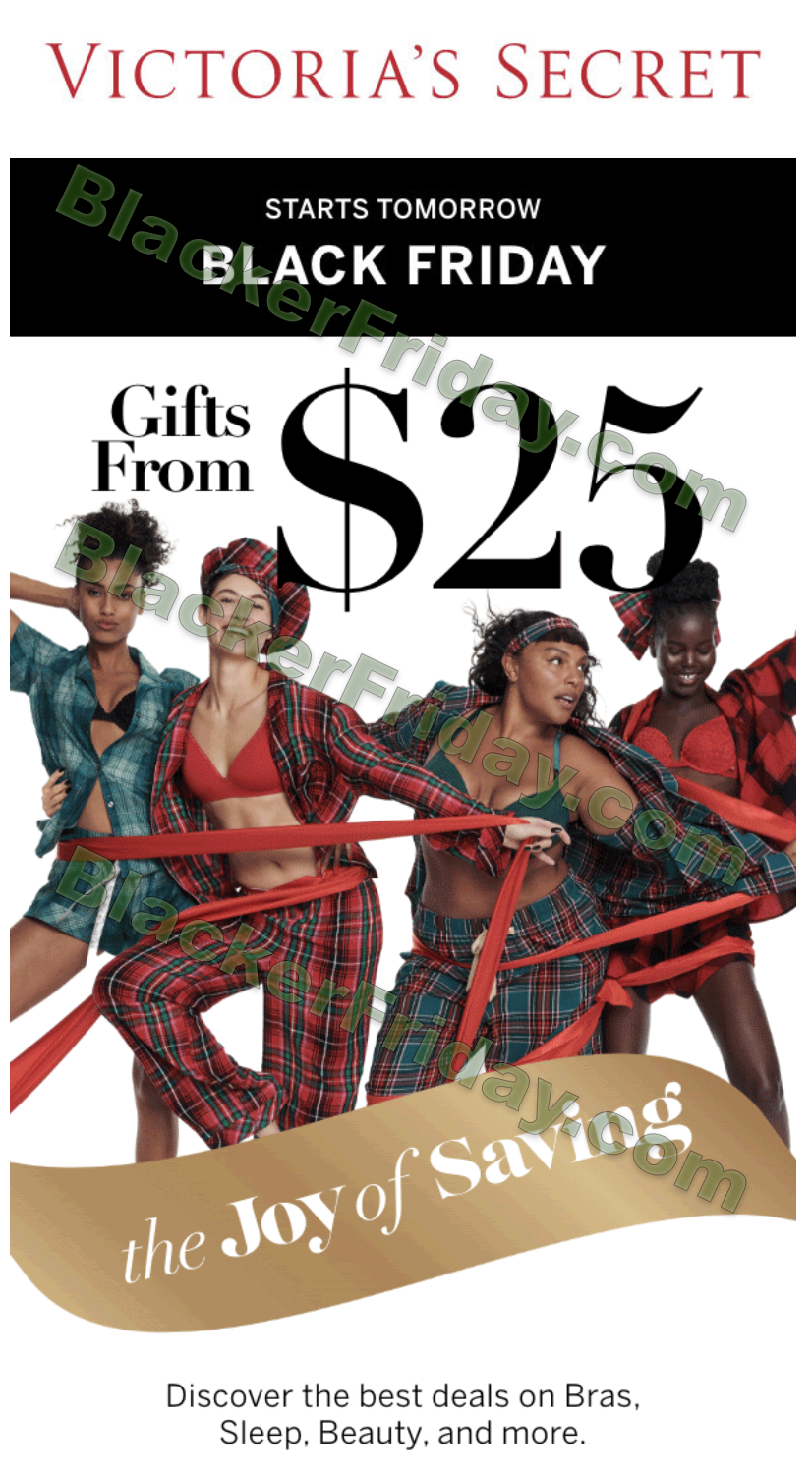 Victoria's Secret Black Friday 2023 Sale: The Ad is Posted! - Blacker Friday