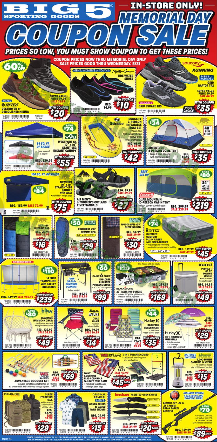 One Day Deals  Big 5 Sporting Goods