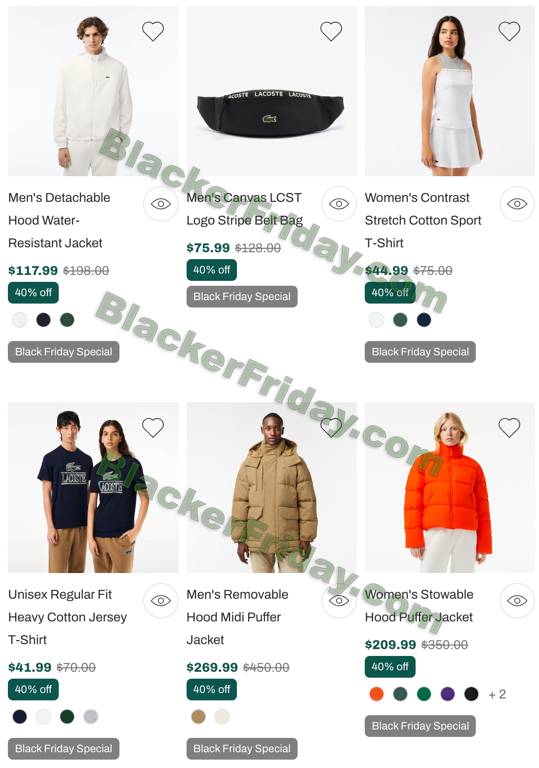 Black friday 2018 online lacoste
